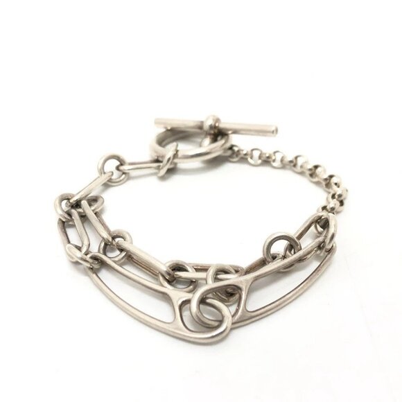 HERMES Chaine d'Ancre Punk Bracelet accessories Bracelet SV925 Silver - Picture 1 of 11
